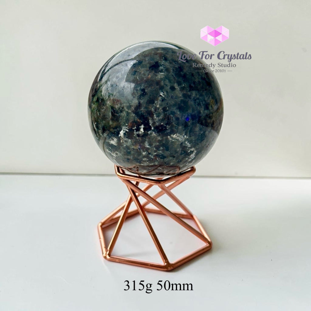Yooperlite Sphere with Stand - 315g 50mm - Crystal sphere