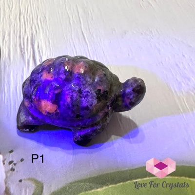 Yooperlite Turtles 50Mm (Usa) Photo 1 Crystal Carving