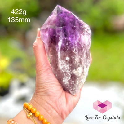 Amethyst Large Laser Wand (Brazil) 422G 135Mm Crystal Points