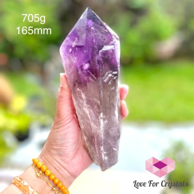 Amethyst Large Laser Wand (Brazil) 705G 165Mm Crystal Points