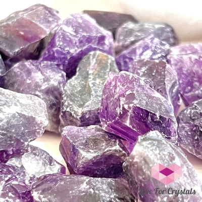 Amethyst Raw (Brazil) Pack Of 2 (20Mm) Crystals