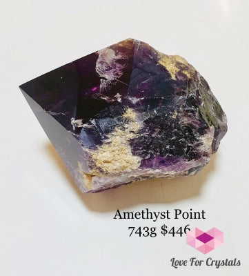 Amethyst Raw Point (Uruguay) 743G