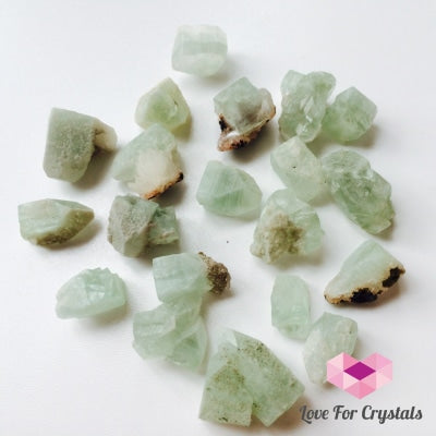 Apophyllite (Green) Natural Crystal Points 1/2 (India) Raw Stones