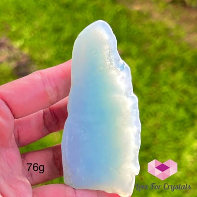 Aquamarine Free Form Polished (Brazil) 76G 80Mm Raw Stones