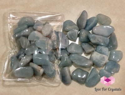 Aquamarine Tumbled Per Pack (50G) Angola (Aa Grade) Stones