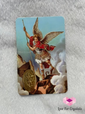 Archangel Michael Card With Medallion