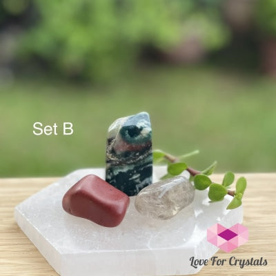 Archangel Uriel Crystal Set (Stability Balance & Security) B Sets