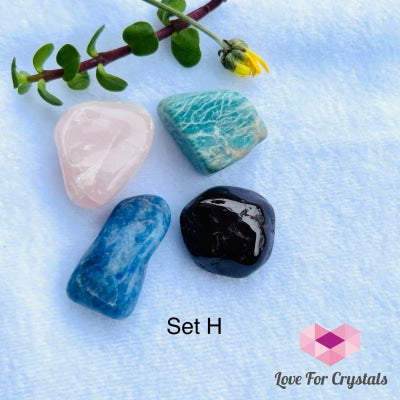 Attract Love And Harmony Crystal Remedy Set (4 Stones) Brazil Sets