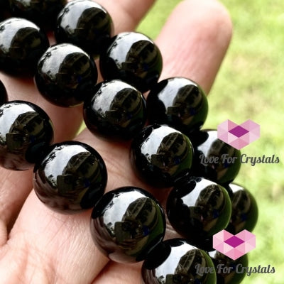 Black Tourmaline Gemstone Energy Bracelet (10Mm) Bracelets & Bangles