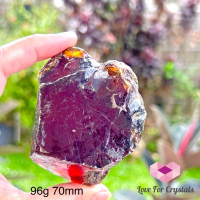 Blue Amber Raw (Aaa Grade) Indonesia (Rare!) 96G 70Mm Stones