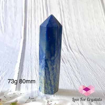 Blue Aventurine Tower Points (Brazil) 73G 80Mm Crystal Points