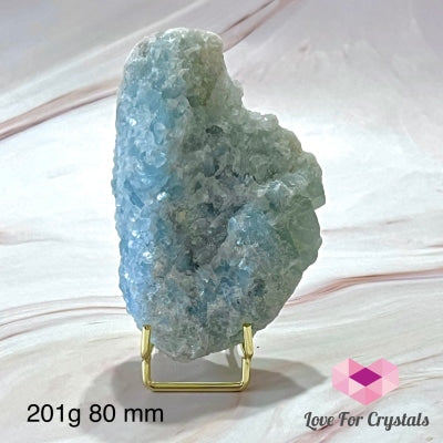 Blue Calcite Raw (Mexico) 201G 80 Mm