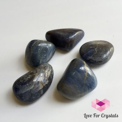 Blue Sapphire Ruby Corundum Tumbled (India) 30-40Mm Stones