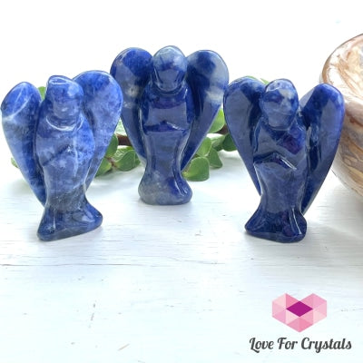 Blue Sodalite Angel (Brazil) Carved