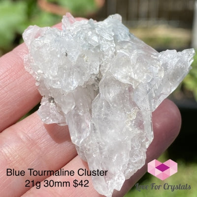 Blue Tourmaline Cluster (Indicolite) Brazil (Rare)