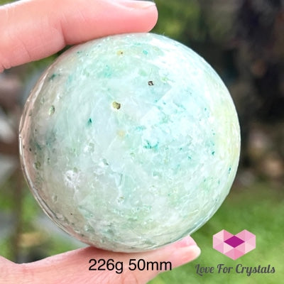 Chrysoprase Sphere (Brazil) 226G 50Mm Spheres Crystal