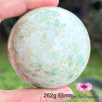 Chrysoprase Sphere (Brazil) 262G 55Mm Spheres Crystal