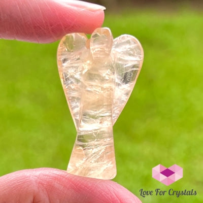 Citrine (Natural) Mini Angels 20Mm (Per Piece) Crystal Carving