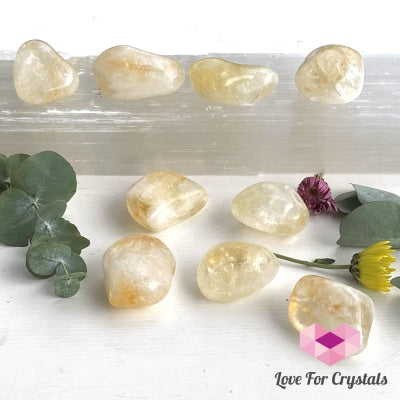 Citrine Pebble Stones (Brazil) Tumbled