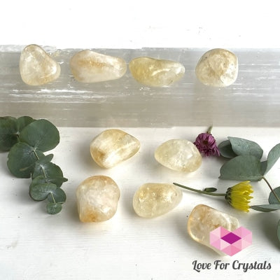 Citrine Pebble Stones (Brazil) Tumbled