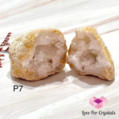 Clear Quartz Mini Drusy Geode (Brazil) Raw Crystals