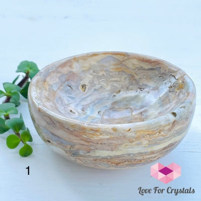 Crystal Hand-Carved Bowls Photo 1 Crazy Lace Agate Carving Crystal
