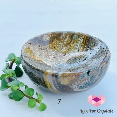 Crystal Hand-Carved Bowls Photo 7 Ocean Jasper Carving Crystal