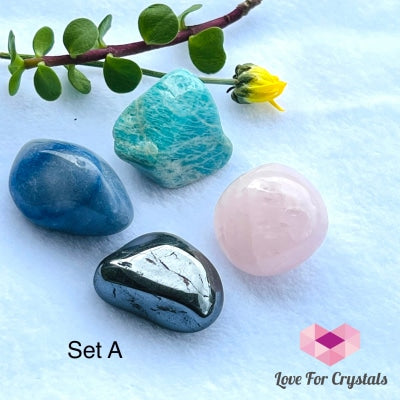 Crystal Remedy Sets For Pets (4 Stones) Set A