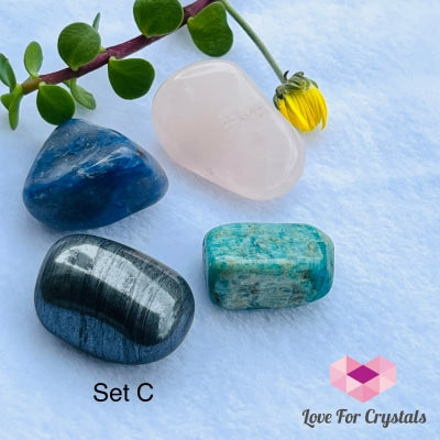 Crystal Remedy Sets For Pets (4 Stones) Set C