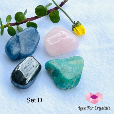 Crystal Remedy Sets For Pets (4 Stones) Set D
