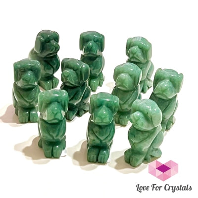 Dog Carved Crystals (Aventurine) Crystal