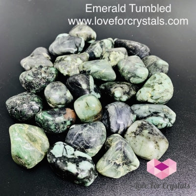 Emerald Tumbled (Brazil) Stones