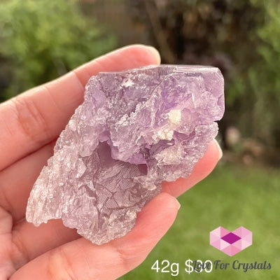 Etched Amethyst (Aaa) Brazil 42G 65Mm Raw Stones