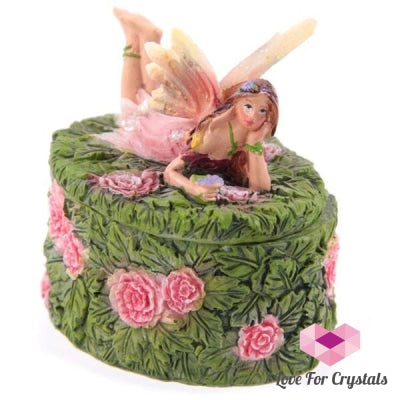 Flower Fairy Oval Trinket Box