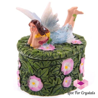 Flower Fairy Oval Trinket Box
