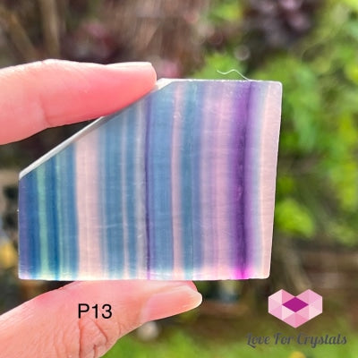 Fluorite Slices (Mexico) 35-70Mm Photo 13 Polished Crystals