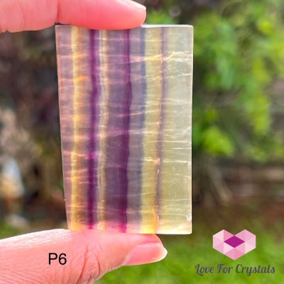 Fluorite Slices (Mexico) 35-70Mm Polished Crystals