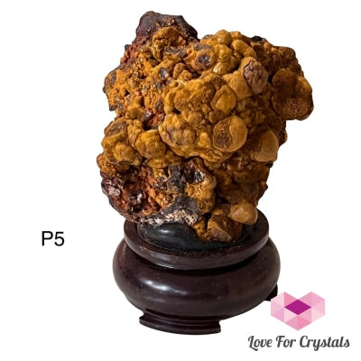 Golden Leklai With Stand (Rare!) (Thailand) 50-90Mm Raw Crystals