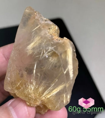 Golden Rutilated Quartz (Raw Natural) Brazil (Aaa) Raw Stones