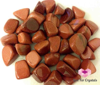 Goldstone Tumbled (Pack Of 2) Man-Made Crystal Stones