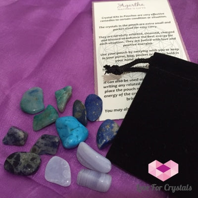 Good Communication Crystal Remedy Kit By Agartha (Pocketsized) Kits