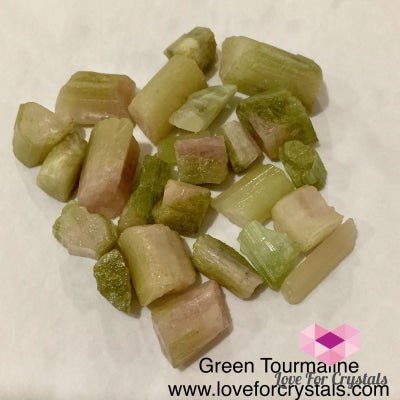 Green Tourmaline Raw Stones (Brazil)