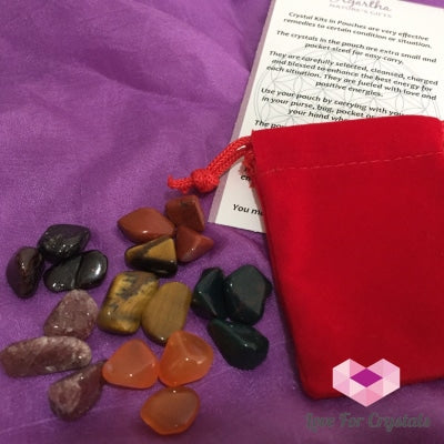 Increase Vitality & Passion Crystal Remedy Kit By Agartha (Pocketsized) Kits