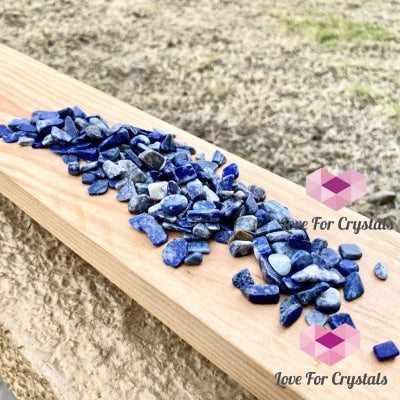 Lapis Lazuli Chips In 100Gm Bag Polished Stones