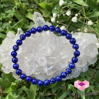 Lapis Lazuli Gemstone Energy Bracelet (Intuition) 6Mm