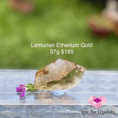 Lemurian Etherium Gold Andara Crystal (High Vortex Mount Shasta)