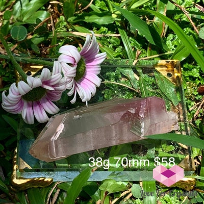 Lithium Lemurian Crystal Points (Aaa) Brazil 38G 70Mm Raw Stones