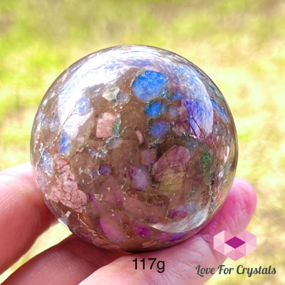 Llanite Que Sera Sphere 117G 40Mm Crystal Sphere