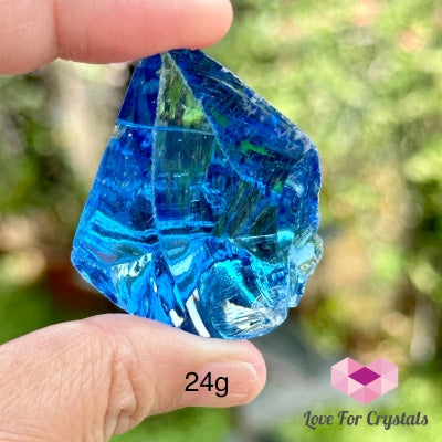 Lord Shiva Sapphire Andara Crystal (High Vortex Mount Shasta) 24G