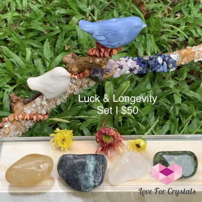 Luck And Longevity Crystal Set I (4 Stones) Sets